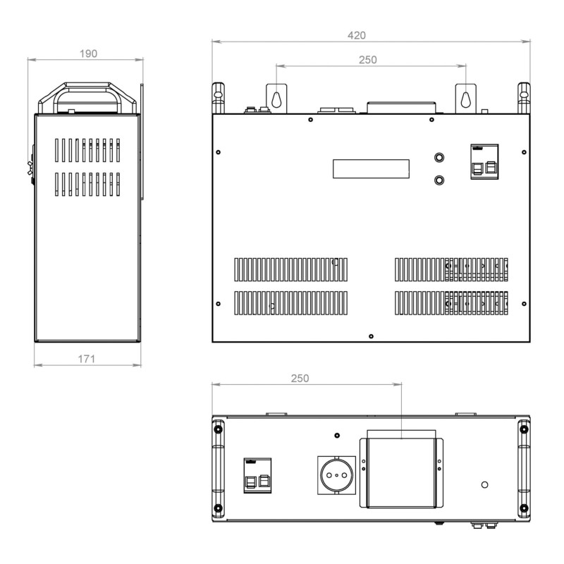 Стабілізатор напруги Volter-21 птc (3*7)