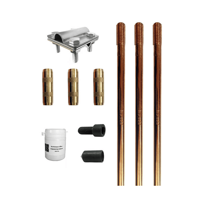 Комплект заземлення обміднений 4,5 м 40/452 Mi