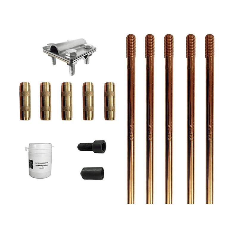 Комплект заземлення обміднений 7,5 м 40/752 Mi