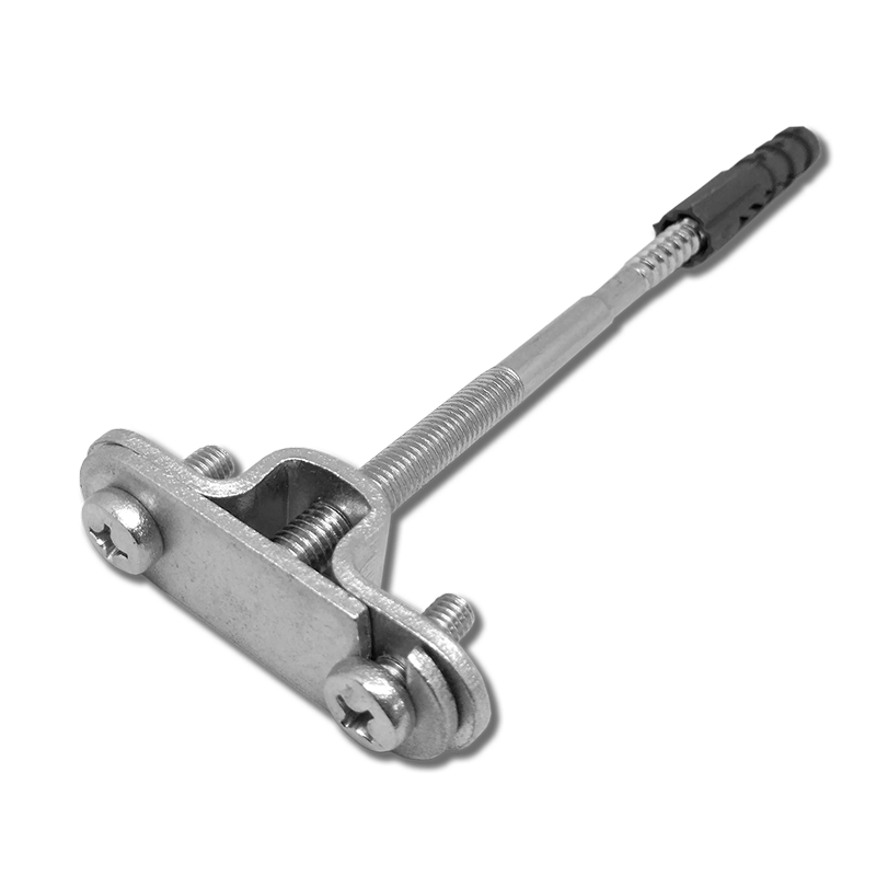 Тримач смуги металевий з дюбелем